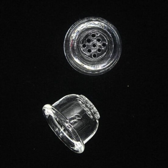 GLASS BOWL FOR SILICON PIPES