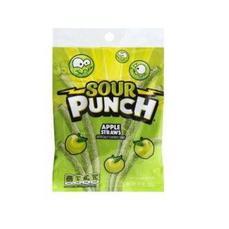 Sour Punch Apple Straws