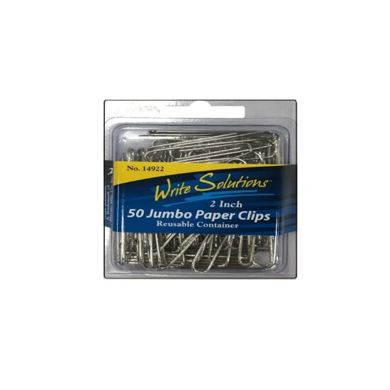 Write Solution Jumbo Paper Clips 50ct