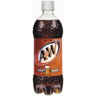 A&W Root Beer Soda 20oz 24ct