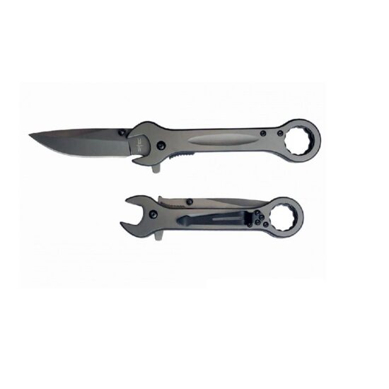 7.5 WRENCH SPRING ASSIST KNIFE GRAY TITANIUM COALING