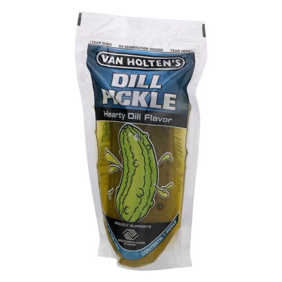 Van Holten Large Dill Pickle Pouch 12ct