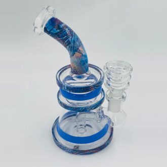 6 Inch Worked Wig Wag Water Pipe