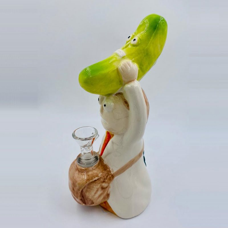 8” Ricky and Morty Ceramic Bong
