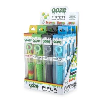 Ooze Piper Hand Pipe Display-Assortment 12ct