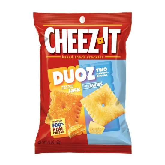 Cheez-It Duoz Cheddar Jack and Baby Swiss 6ct/4.3oz