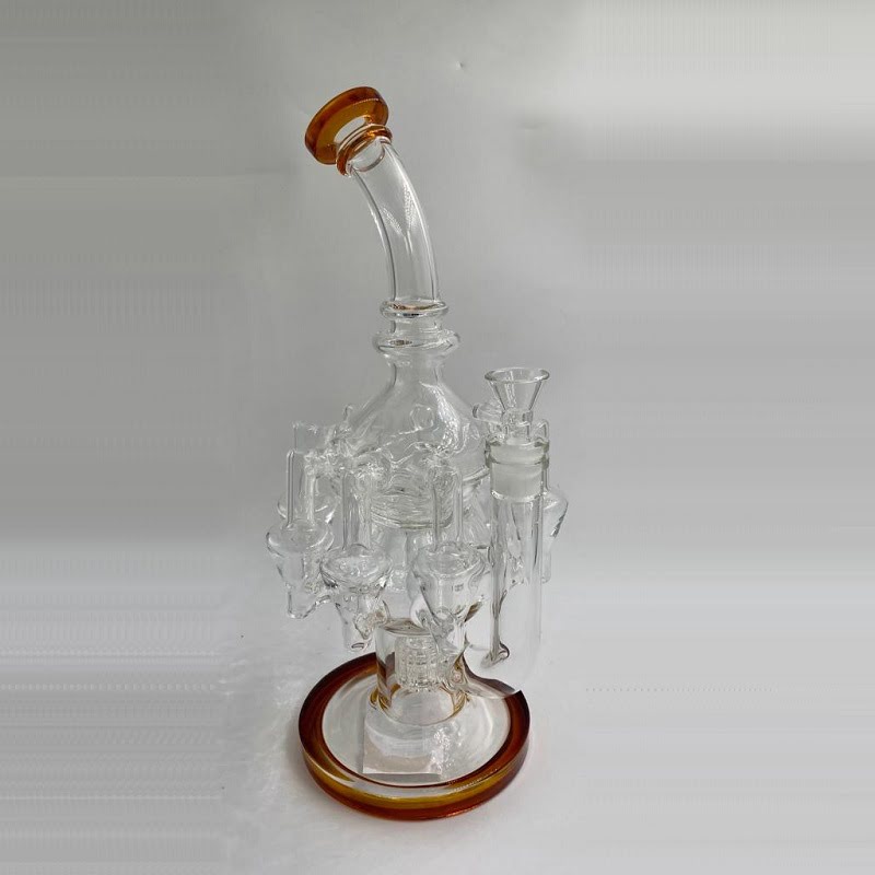 13" Showerhead Eight Tube Recycler Water Pipe