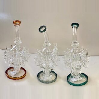 13" Showerhead Eight Tube Recycler Water Pipe