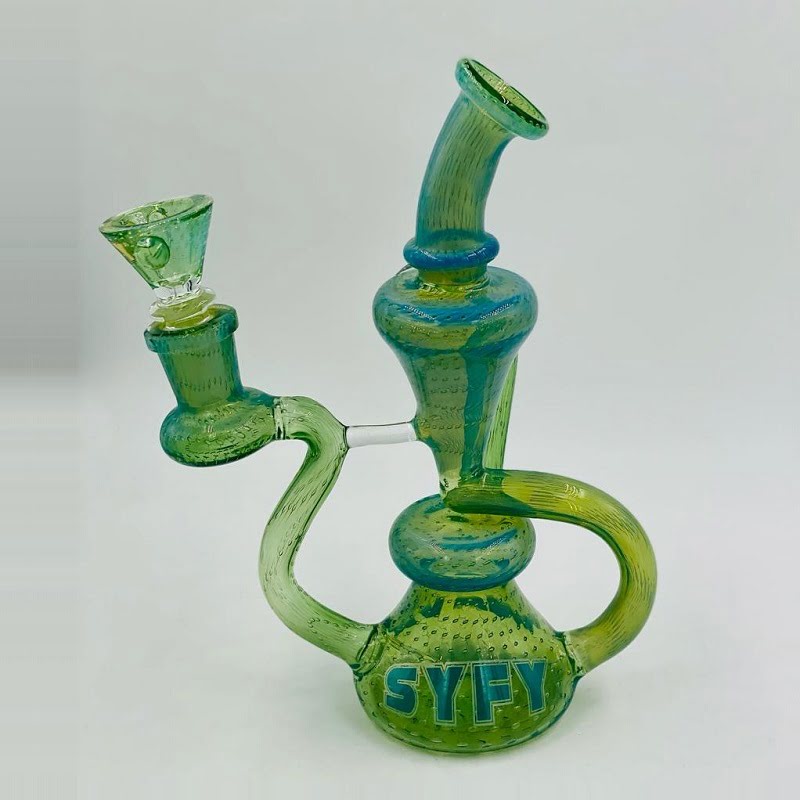 SYFY Glass Duo Recycler Water Pipe