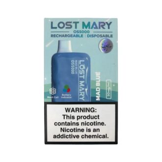 Lost Mary OS5000 Mad Blue Disposable Vape 10pcs/Pack
