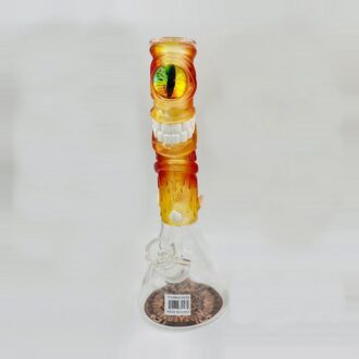 11" Glass Water Pipe One Eye Monster