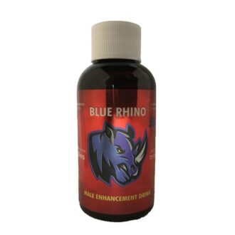 Blue Rhino Strawberry Flavor Male Sexual Enhancement Liquid Shot 2oz/12ct