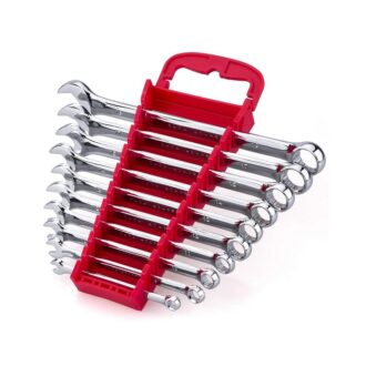 Ratchet Wrench Set With Organizer Rack