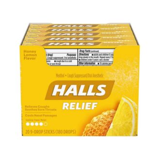Halls Honey Lemon 20ct