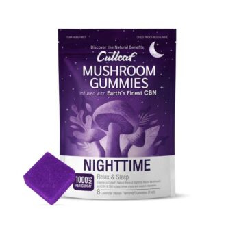 Cutleaf Mushroom Gummies Nighttime 10ct