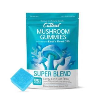 Cutleaf Mushroom Gummies Super Blend 10ct