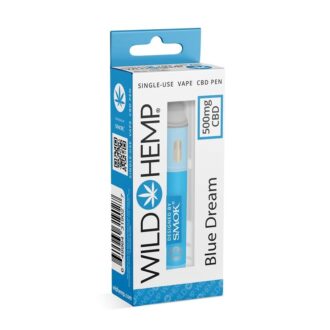 Wild Hemp By Smok Blue Dream Disposable 500mg CBD 5ct
