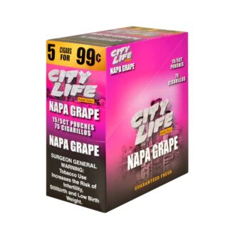 City Life 5F$1.49-Napa Grape 15/5ct