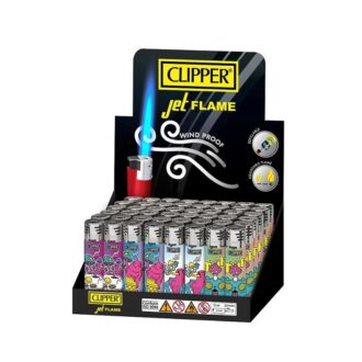 Clipper Lighters CKJ11 Psychodelic 2 48ct