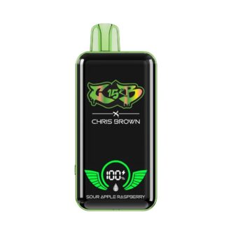 Chris Brown CB15K Sour Apple Raspberry Disposable Vape 5pcs/Pack