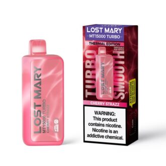 Lost Mary MT15000 Turbo Cherry Strazz Thermal Edition Disposable Vape 5pcs/Pack