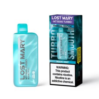 Lost Mary MT15000 Turbo Thermal Edition Miami Mint Disposable Vape 5pcs/Pack