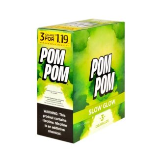POM POM Cigarillos 3/$1.19 Slow Glow 15/3ct Pack