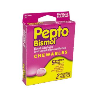 Pepto-Bismol Chewable Blister Pack 2 Tablets 12ct