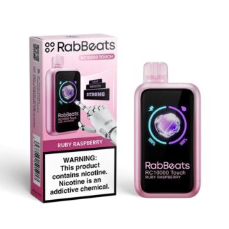 RabBeats RC10000 Touch Ruby Raspberry Disposable Vape 5pcs/Pack